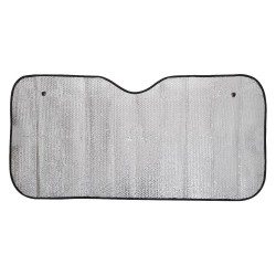 Slnečná clona na čelné sklo ALU 130 x 60cm COMPASS