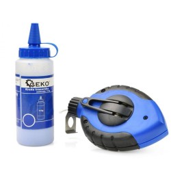 Značkovacia šnúra 30 m + krieda 115 g modrá GEKO