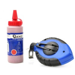 Značkovacia šnúra 30 m + krieda 115 g červená GEKO Značkovacia šnúra 30 m + krieda 115 g červená GEKO