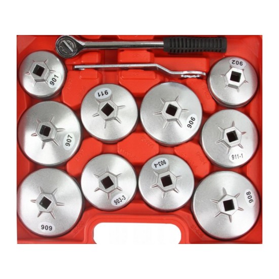 Sada kľúčov na olejové filtre Al 23 ks MAR-POL Sada kľúčov na olejové filtre Al 23 ks MAR-POL