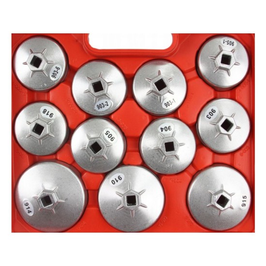 Sada kľúčov na olejové filtre Al 23 ks MAR-POL Sada kľúčov na olejové filtre Al 23 ks MAR-POL