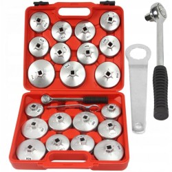 Sada kľúčov na olejové filtre Al 23 ks MAR-POL Sada kľúčov na olejové filtre Al 23 ks MAR-POL