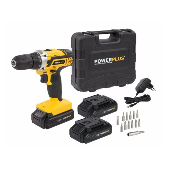 POWX00501 Akumulátorový skrutkovač / vŕtačka 20V LI-ION 3BAT POWERPLUS POWX00501 Akumulátorový skrutkovač / vŕtačka 20V LI-ION 3BAT POWERPLUS