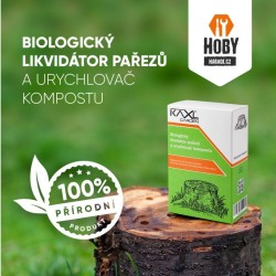 Biologický prostriedok na ničenie pňov a urýchľovač kompostu – KAXL