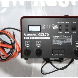 Nabíjačka batérií do auta 12/24V, funkcia START s diaľkovým ovládaním GZL-70 MAR-POL Nabíjačka batérií do auta 12/24V, funkcia START s diaľkovým ovládaním GZL-70 MAR-POL