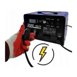 Nabíjačka autobatérií 12/24V, funkcia START s diaľkovým ovládaním GZL-70 RIPPER