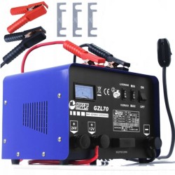 Nabíjačka autobatérií 12/24V, funkcia START s diaľkovým ovládaním GZL-70 RIPPER