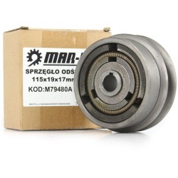 Odstredivá spojka 115x19 mm pero a drážka 1-remeň MAR-POL