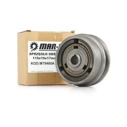 Odstredivá spojka 115x19 mm pero a drážka 1-remeň MAR-POL