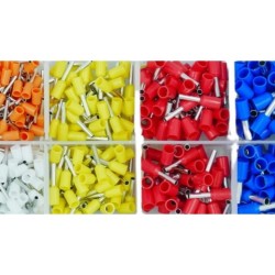 Krimpovacie káblové objímky - sada 500 ks GEKO Krimpovacie káblové objímky - sada 500 ks GEKO