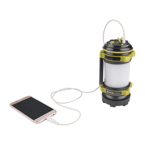 350lm Cree XPG2 LED baterka 360° osvetlenie USB nabíjanie s CREE XPG2 R5 LED powerbanka + 40x LED EXTOL SVETLO 350lm Cree XPG2 LED baterka 360° osvetlenie USB nabíjanie s CREE XPG2 R5 LED powerbanka + 40x LED EXTOL SVETLO