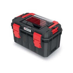 Plastové puzdro, skrinka na náradie KXSA4530F X-BLOCK SOLID TOOLBOX ALU LOG KISTENBERG