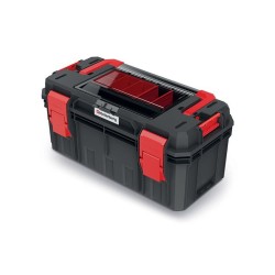 Plastové puzdro, skrinka na náradie KXSA5530F X-BLOCK SOLID TOOLBOX ALU LOG KISTENBERG