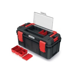 Plastové puzdro, skrinka na náradie KXSA5530F X-BLOCK SOLID TOOLBOX ALU LOG KISTENBERG