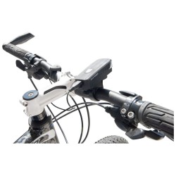 Biele svetlo na bicykel 350 lm USB nabíjací klaksón 5W LED EXTOL SVETLO
