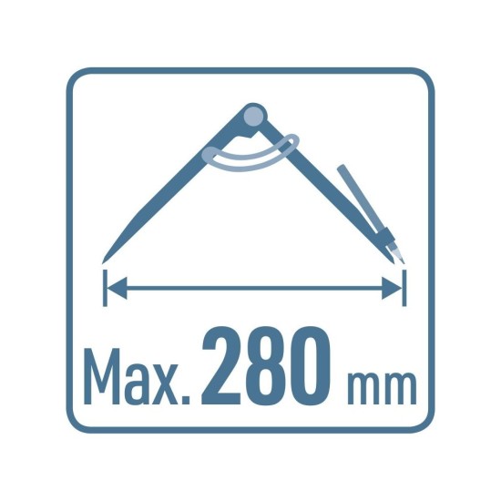 Rozsah kompasu zásuviek/hrotu 0 - 280 mm EXTOL PREMIUM
