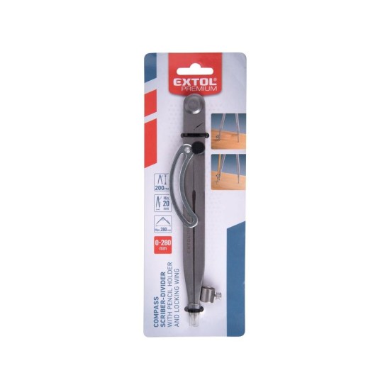Rozsah kompasu zásuviek/hrotu 0 - 280 mm EXTOL PREMIUM