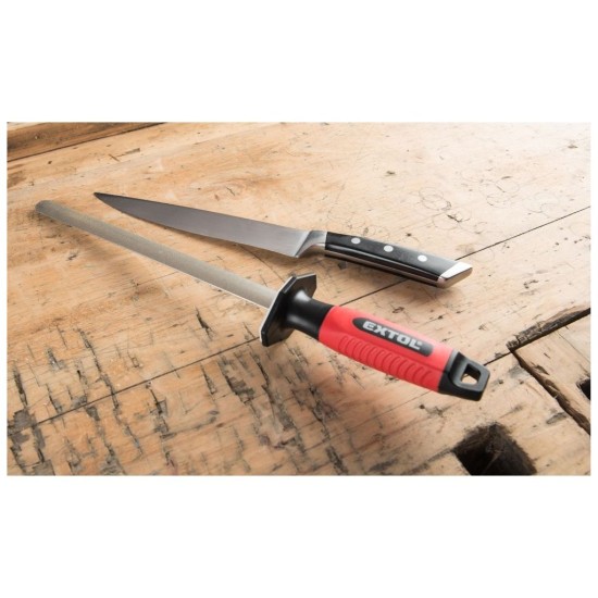 Brúsna oceľ s vrstvou diamantového prachu P400 26 cm EXTOL PREMIUM Brúsna oceľ s vrstvou diamantového prachu P400 26 cm EXTOL PREMIUM