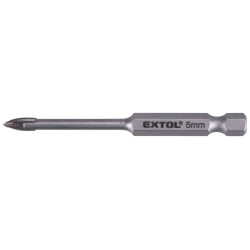 Vrták zo skelného a keramického karbidu 5 mm EXTOL PREMIUM Vrták zo skelného a keramického karbidu 5 mm EXTOL PREMIUM