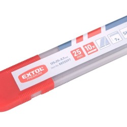 Odlamovacie čepele so zúbkovanou čepeľou 25 mm 10 ks EXTOL PREMIUM Odlamovacie čepele so zúbkovanou čepeľou 25 mm 10 ks EXTOL PREMIUM