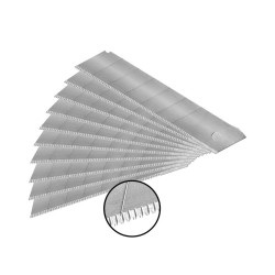 Odlamovacie čepele so zúbkovanou čepeľou 25 mm 10 ks EXTOL PREMIUM Odlamovacie čepele so zúbkovanou čepeľou 25 mm 10 ks EXTOL PREMIUM