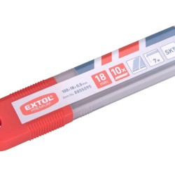 Odlamovacie čepele so zúbkovanou čepeľou 18 mm 10 ks EXTOL PREMIUM