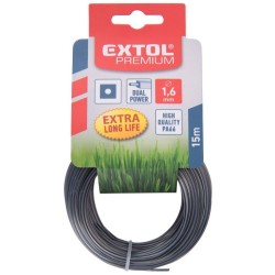 Jadrová struna štvorcový profil 1,6 mm 15 m EXTOL PREMIUM