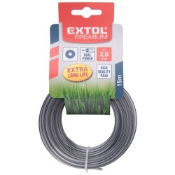 Jadrová struna okrúhly profil 2 mm 15 m EXTOL PREMIUM Jadrová struna okrúhly profil 2 mm 15 m EXTOL PREMIUM