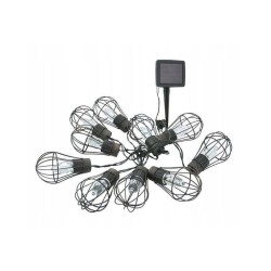 Dekoratívne LED svietidlá, 10ks, 4m, solárne nabíjanie BASS Dekoratívne LED svietidlá, 10ks, 4m, solárne nabíjanie BASS