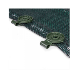 Upevňovacia spona na siete, látky, zelená BUNGEE CORD CLIPS