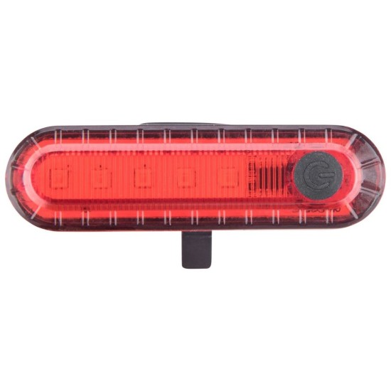 Červené svetlo na bicykel 30lm, USB nabíjanie EXTOL LIGHT