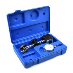 Číselníkový ukazovateľ 0-10/0,01 mm s magnetickým statívom GEKO Číselníkový ukazovateľ 0-10/0,01 mm s magnetickým statívom GEKO