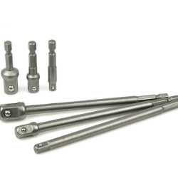 Sada vŕtacích adaptérov 1/2" 3/8" 1/4" 6 ks GEKO