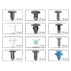 Plastové svorky a svorky Sada 308 ks pre Fiat TAGRED