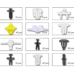 Sada plastových spojovacích svoriek a svoriek 270 ks pre Mercedes TAGRED Sada plastových spojovacích svoriek a svoriek 270 ks pre Mercedes TAGRED