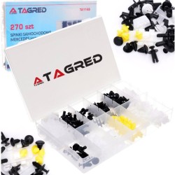 Sada plastových spojovacích svoriek a svoriek 270 ks pre Mercedes TAGRED Sada plastových spojovacích svoriek a svoriek 270 ks pre Mercedes TAGRED