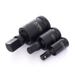 Nárazové objímky s kĺbom 1/2", 1/4", 3/8", sada 3ks TAGRED Nárazové objímky s kĺbom 1/2", 1/4", 3/8", sada 3ks TAGRED