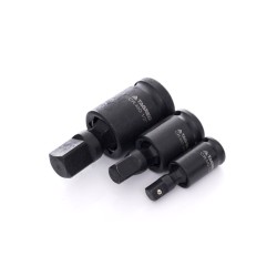 Nárazové objímky s kĺbom 1/2", 1/4", 3/8", sada 3ks TAGRED Nárazové objímky s kĺbom 1/2", 1/4", 3/8", sada 3ks TAGRED