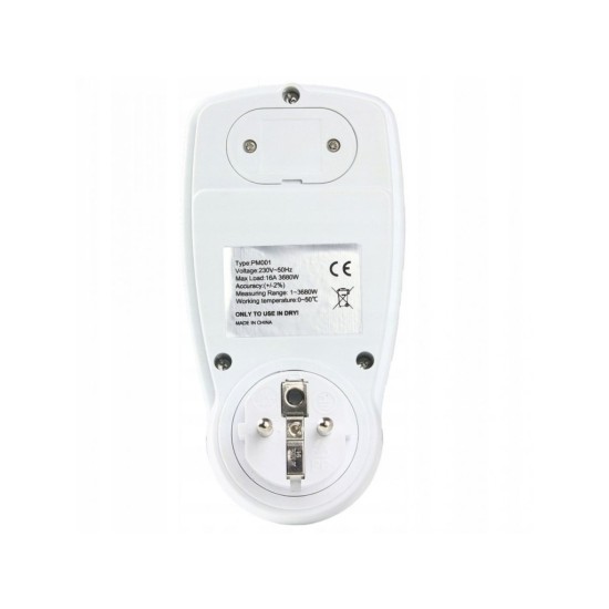 Merač spotreby elektrickej energie. energia - MAR-POL wattmeter Merač spotreby elektrickej energie. energia - MAR-POL wattmeter