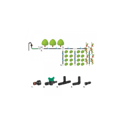 Sada 27ks príslušenstvo pre zavlažovacie hadice 16mm