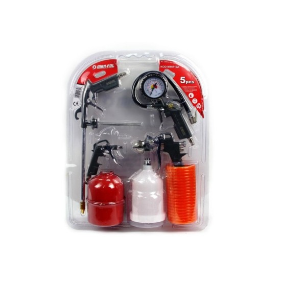 Súprava pneumatického náradia 5 ks MAR-POL Súprava pneumatického náradia 5 ks MAR-POL