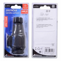 13-pólová zástrčka ťažného zariadenia COMPASS