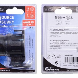 Redukcia zásuvky ťažného zariadenia 13-7 pólov Redukcia zásuvky ťažného zariadenia 13-7 pólov