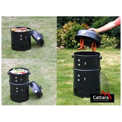 Gril - udiareň na drevené uhlie PISA 3v1 40cm CATTARA