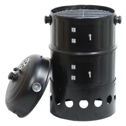 Gril - udiareň na drevené uhlie PISA 3v1 40cm CATTARA