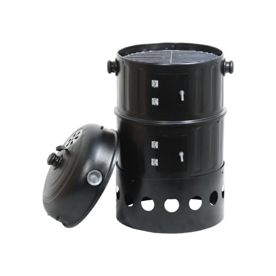 Gril - udiareň na drevené uhlie PISA 3v1 40cm CATTARA Gril - udiareň na drevené uhlie PISA 3v1 40cm CATTARA