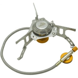 Plynový sporák s piezoelektrickým zapaľovaním, kempingový stojan CATTARA Plynový sporák s piezoelektrickým zapaľovaním, kempingový stojan CATTARA