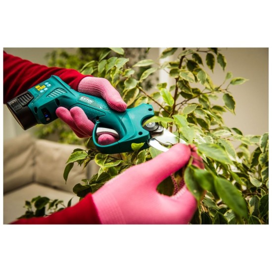 Akumulátorové záhradné nožnice, 16V Li-ion, 2x2000mAh EXTOL INDUSTRIAL