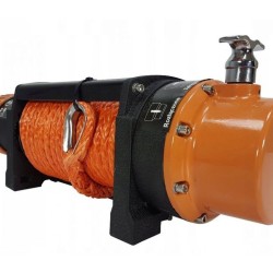 Elektrický lanový navijak 12V 5440kg s diaľkovým ovládaním syntetické lano BJC