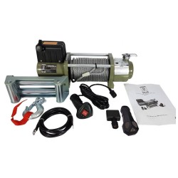 Elektrický lanový navijak 12 V 5897 kg s diaľkovým ovládaním SPIDER WINCH Elektrický lanový navijak 12 V 5897 kg s diaľkovým ovládaním SPIDER WINCH